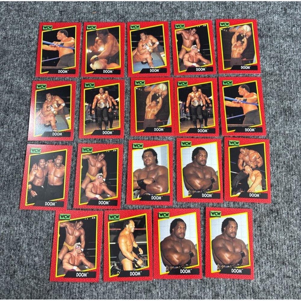 WCW Doom Wrestling Trading Cards Set - 1991